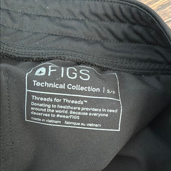 Black Jogger Pants with Drawstring - Picture 2 of 2